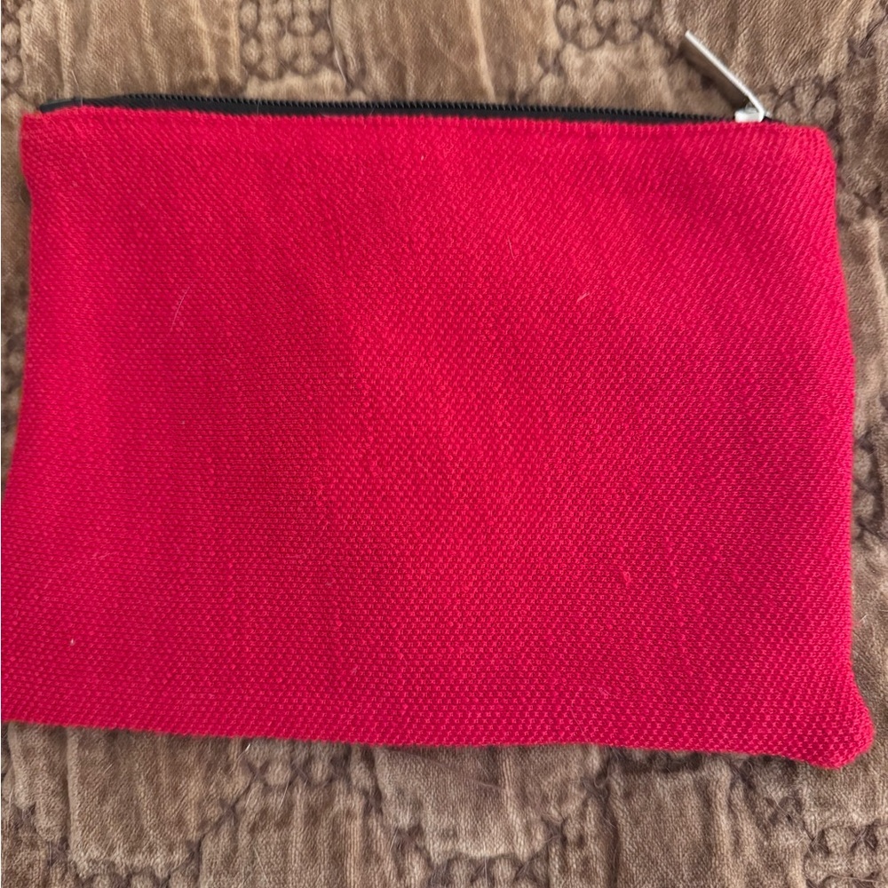 Sephora Striped Pouch with Vibrant Lip Design - Picture 2 of 3